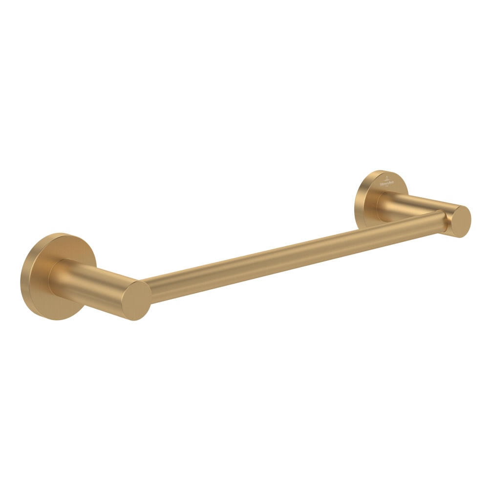 Cutout image of Villeroy & Boch Elements Tender Brushed Gold 366mm Towel Rail